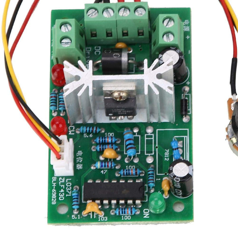 [Australia - AusPower] - PWM Motor Speed Controller,5-30V DC 6A/150W Speed Regulation Adjustable DC Brush Motor Speed Controller Reversing Switch 