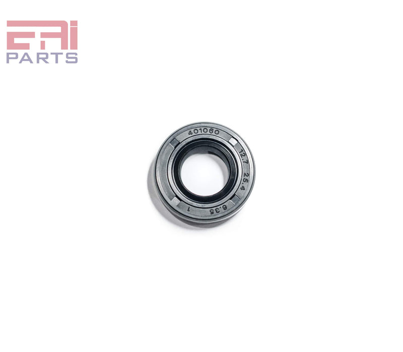 [Australia - AusPower] - EAI Oil Seal 0.437"x1.000"x0.250" TC Double Lip w/Spring. 7/16"x1"x1/4" Metal Case w/NBR Coating 