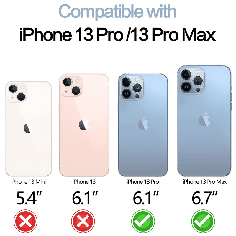 [Australia - AusPower] - YWXTW Camera Lens Protector Compatible with iPhone 13 Pro Max 6.7 Inch / iPhone 13 Pro 6.1 Inch, [Keep Original Camera] [Protect Your Privacy] [Full Coverage Design] 1 Pack 