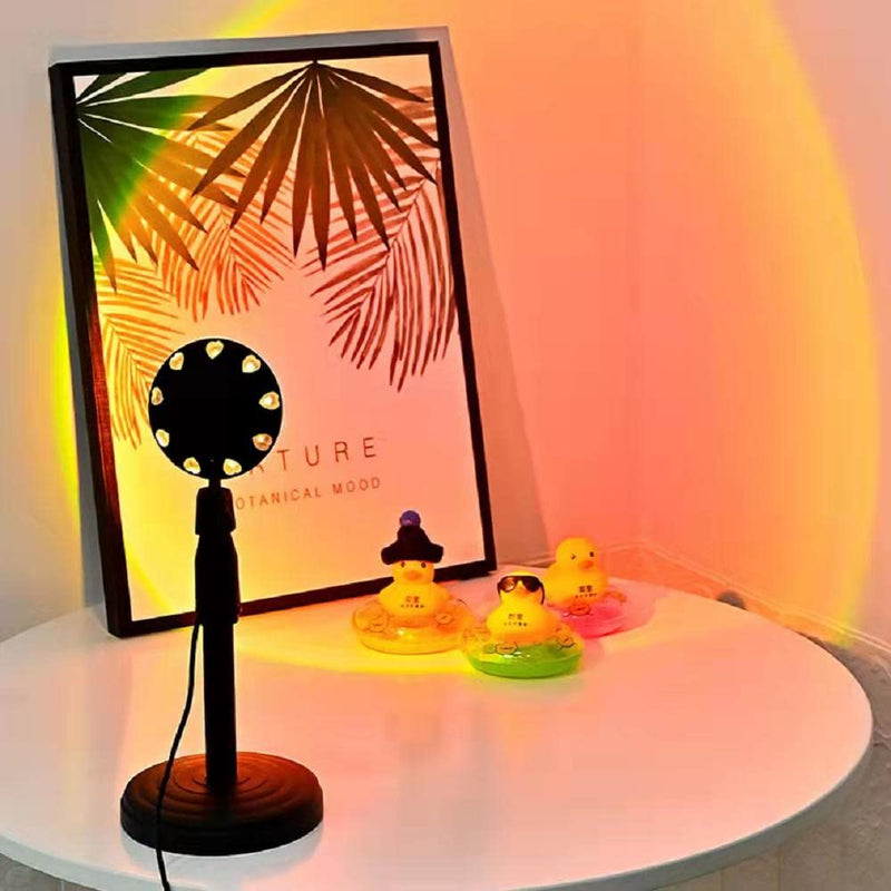 [Australia - AusPower] - Sunset Lamp Projection,16 Colors Sunset lamp with APP Remote Control/4 Modes,UFO Shape Sunset Light,Sunset Lamp Projector USB Changing for Living Room Bedroom Decor 