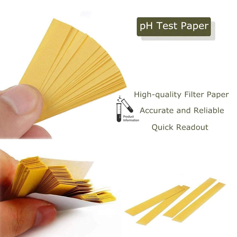 [Australia - AusPower] - 3 Pack pH.1-14 Test Paper Extensive Test Paper Litmus Test Paper 240 Strips pH Test with Storage Case for Saliva Urine Water Soil Testing Pet Food and Diet pH Monitoring (3 Pack with Storage Case) 4 Count (Pack of 1) 