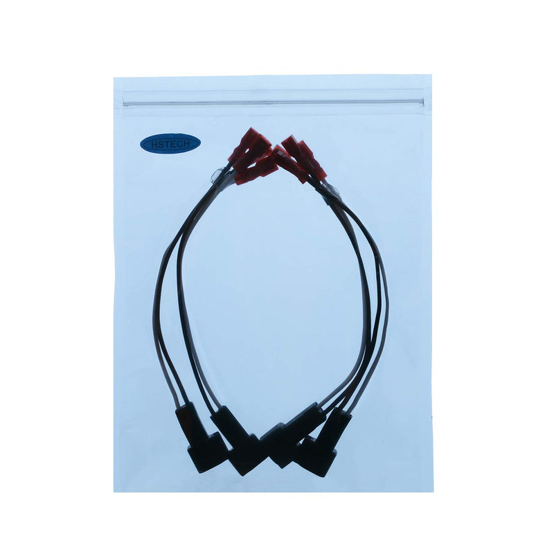 [Australia - AusPower] - HSTECH 72-5600 2 Pairs (4 Pack) Wire Cable Wiring Harness for Ford Lincoln Mercury Mazda Speakers Adapter Connector Adaptor Plug 