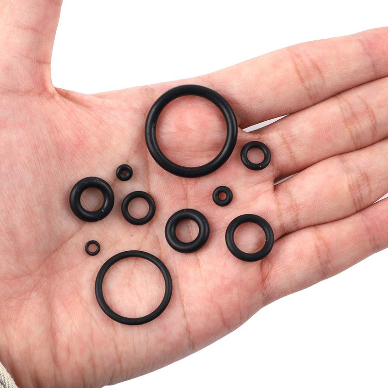[Australia - AusPower] - 770pcs Rubber O Ring Assortment Kits 18 Sizes Sealing Gasket Washers Made of Nitrile Rubber NBR by HongWay for Car Auto Vehicle Repair, Professional Plumbing, Air or Gas Connections 