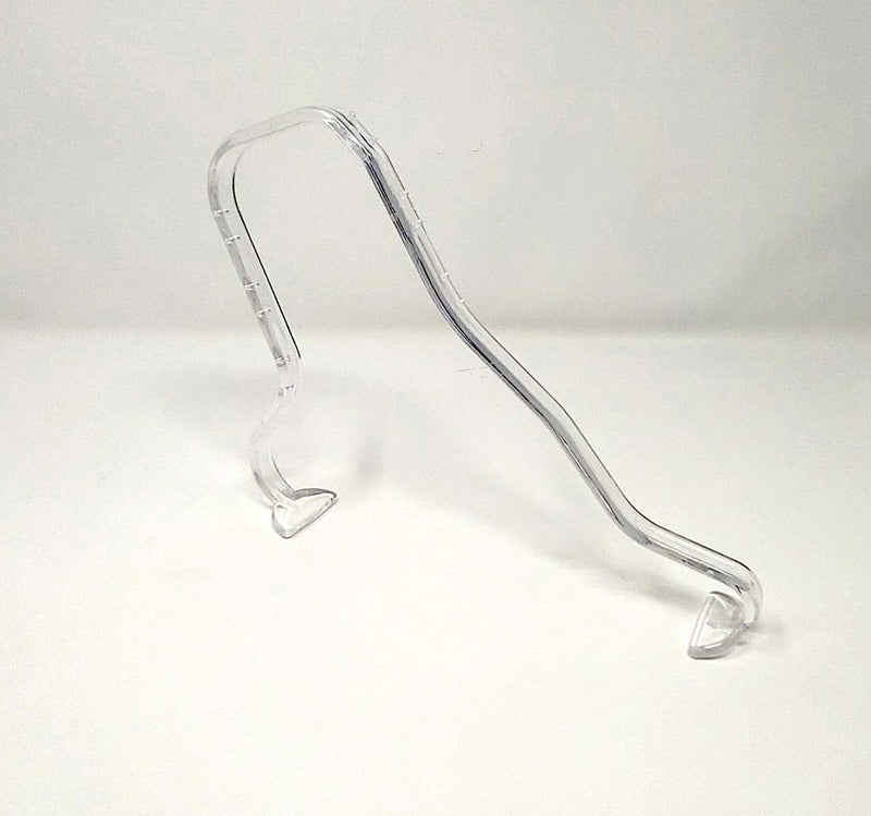 [Australia - AusPower] - High Rise Acrylic Shoe Support Form, Clear Plastic Footwear Shaping Display Insert, [2 Pairs], 4 Pack 