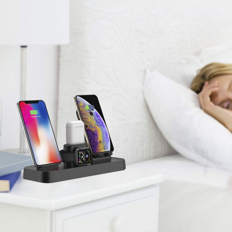 BoxWave Charger Compatible with Apple iPhone SE (2020) - Wireless  QuickCharge Stand (10W), No Cord; no Problem! Charge Your Phone with Ease!  for Apple