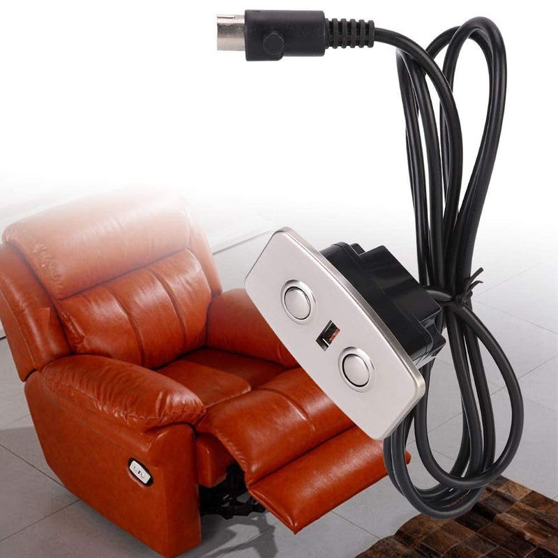 [Australia - AusPower] - Electric Hand Switch with Dual USB Controller Recliner Chair Sofa Lifting 2 Button 