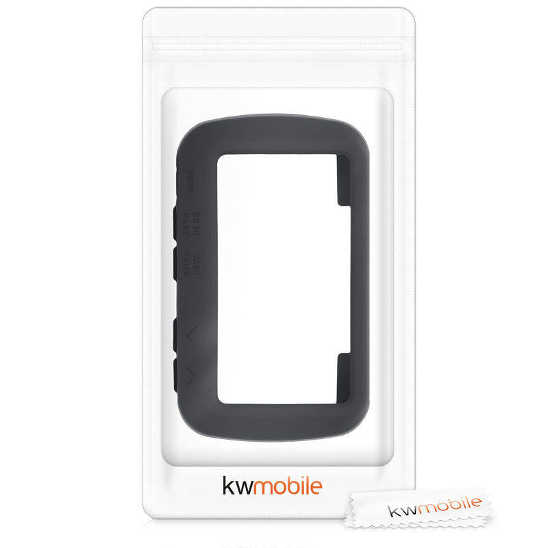 [Australia - AusPower] - kwmobile Case Compatible with Garmin Foretrex 601/701 - GPS Handset Navigation System Soft Silicone Skin Protective Cover - Black 