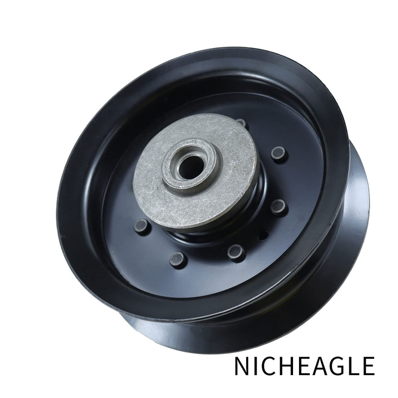 [Australia - AusPower] - 196104 Flat Idler Pulley Replaces 197380 532196104 532197380 34-908 for Husqvarna AYP 42" 48" & 54" Riders (2) 