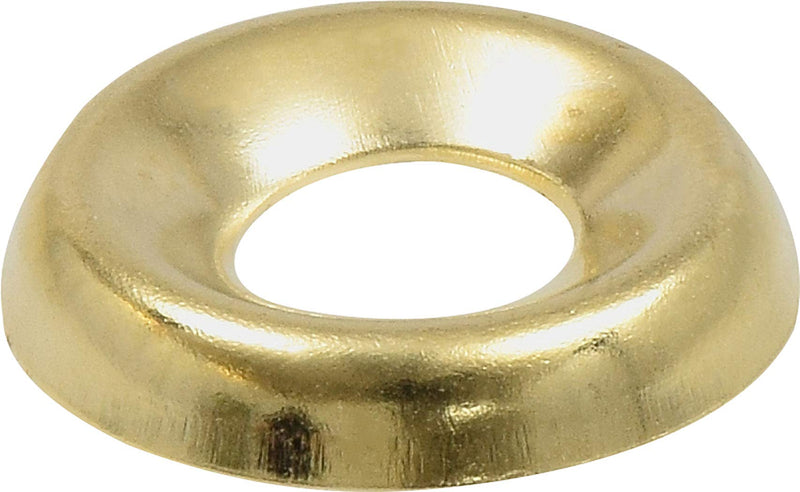 [Australia - AusPower] - The Hillman Group 1252#10 Brass Plated Countersunk Finishing Washers, 50-Pack 