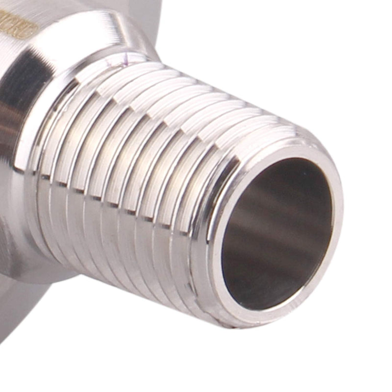 [Australia - AusPower] - DERNORD 1.5 Inch Sanitary Tri Clamp to 1/4" Male Tri Clover 1/4" NPT Male (1.5 inch Tri-clamp) 