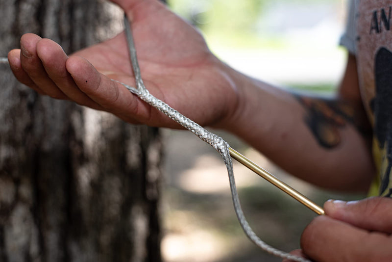 [Australia - AusPower] - SGT KNOTS Hollow Braid Dyneema Rope for Arborists, Boating, Camping, Crafting (7/64", 1/8", 3/16", 1/4") Black 1/8" x 25ft 