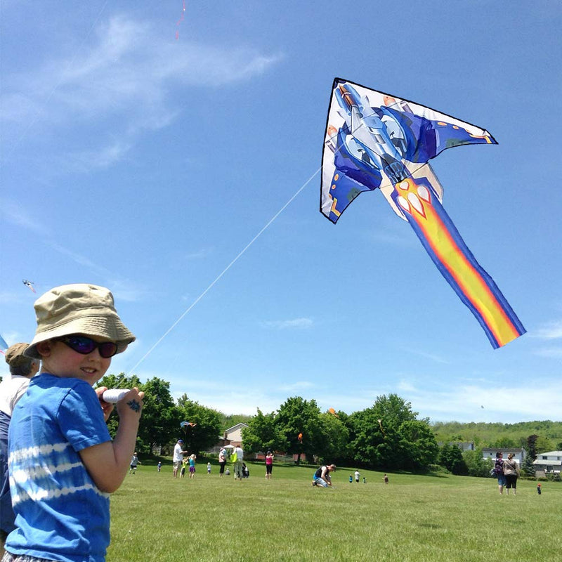 [Australia - AusPower] - Airplane Kite for Kids & Adults Easy to Fly 