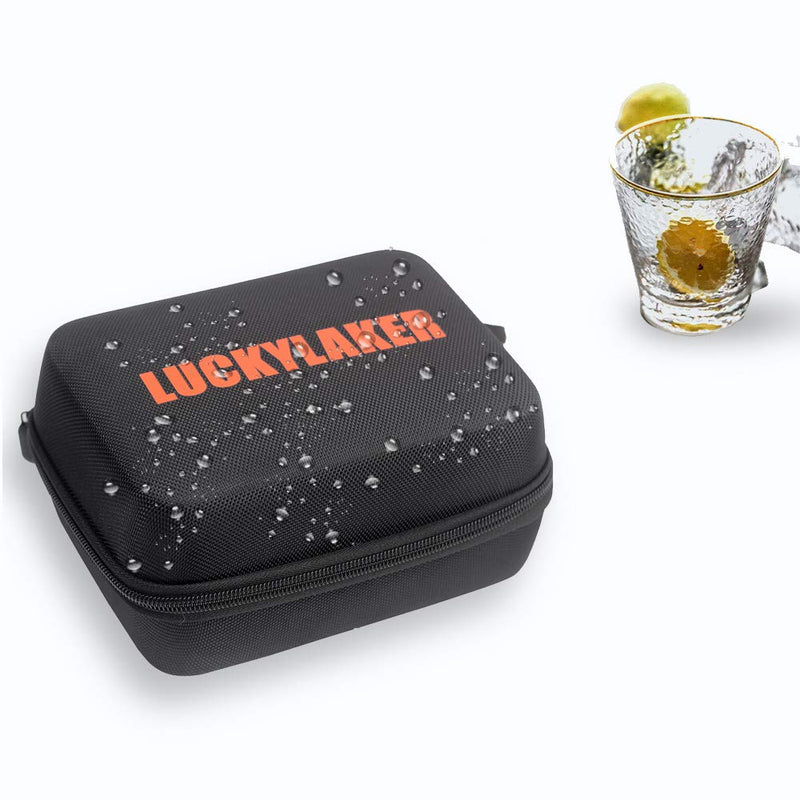 [Australia - AusPower] - LUCKYLAKER Hard EVA Case for Lucky/LUCKYLAKER Portable Sonar Fish Finder Kayak Fish Finder Sonar Sensor Fish Finder Boat Depth Finder for Fishing 