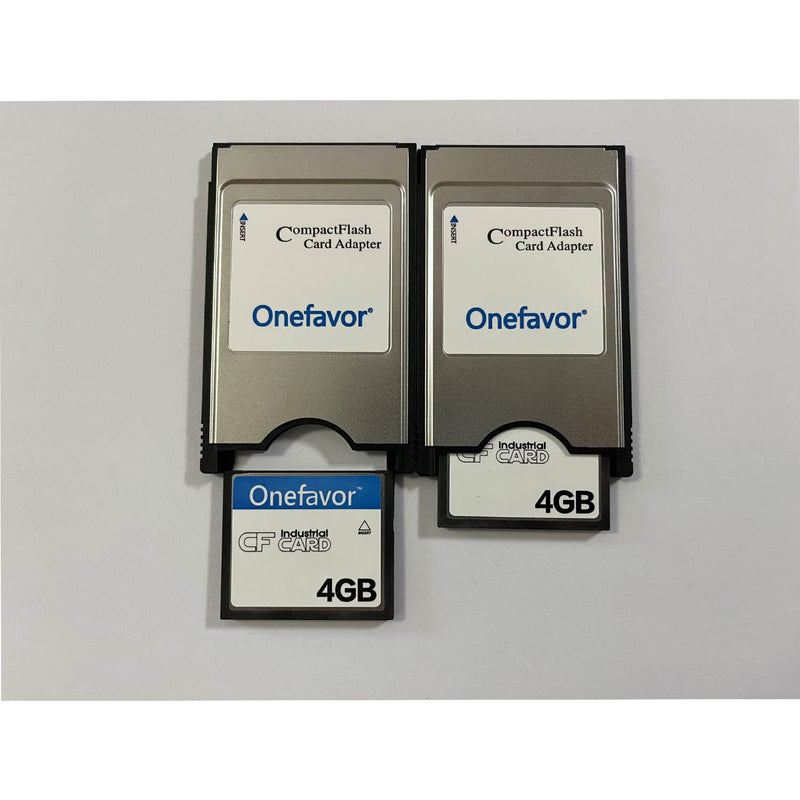 [Australia - AusPower] - Onefavor Compact Flash to PCMCIA Ata Adapter CF to PC Card Adapter PCMCIA Ata Adapter for Cf 2 Card (Come with 4GB CF Memory Card) 4GB Compact Flash to PCMCIA 