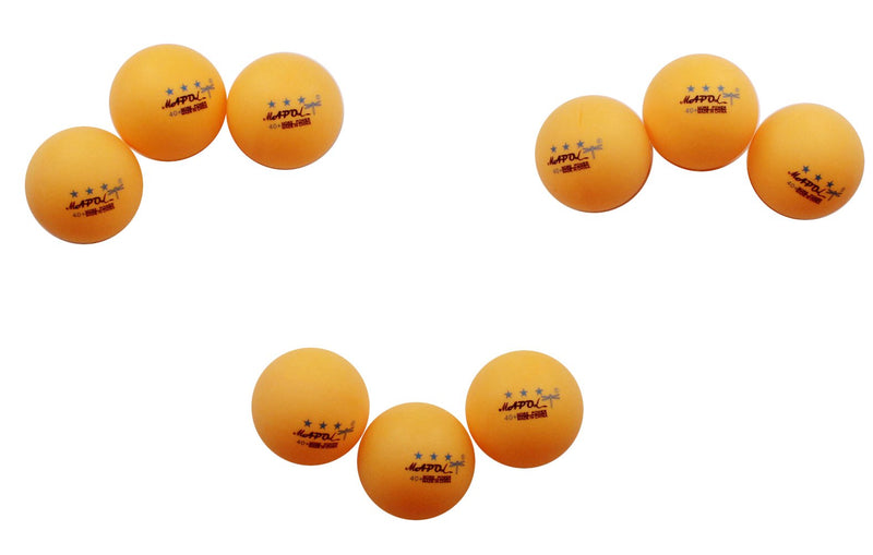 [Australia - AusPower] - MAPOL 100 Counts 3-Star Orange Practice Ping Pong Balls Advanced Table Tennis Balls 