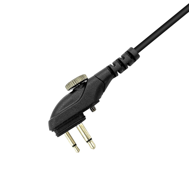 [Australia - AusPower] - WODASEN BD502i Earpiece Clear Coil Tube Headset PTT Mic for Hytera HYT PD502 PD562 TC508，TC-600, TC-610, TC-620, TC-700EX, TC-900,TC2100, BD502i, PD482i, BD552i2-Pin Plug with Screw Radio 