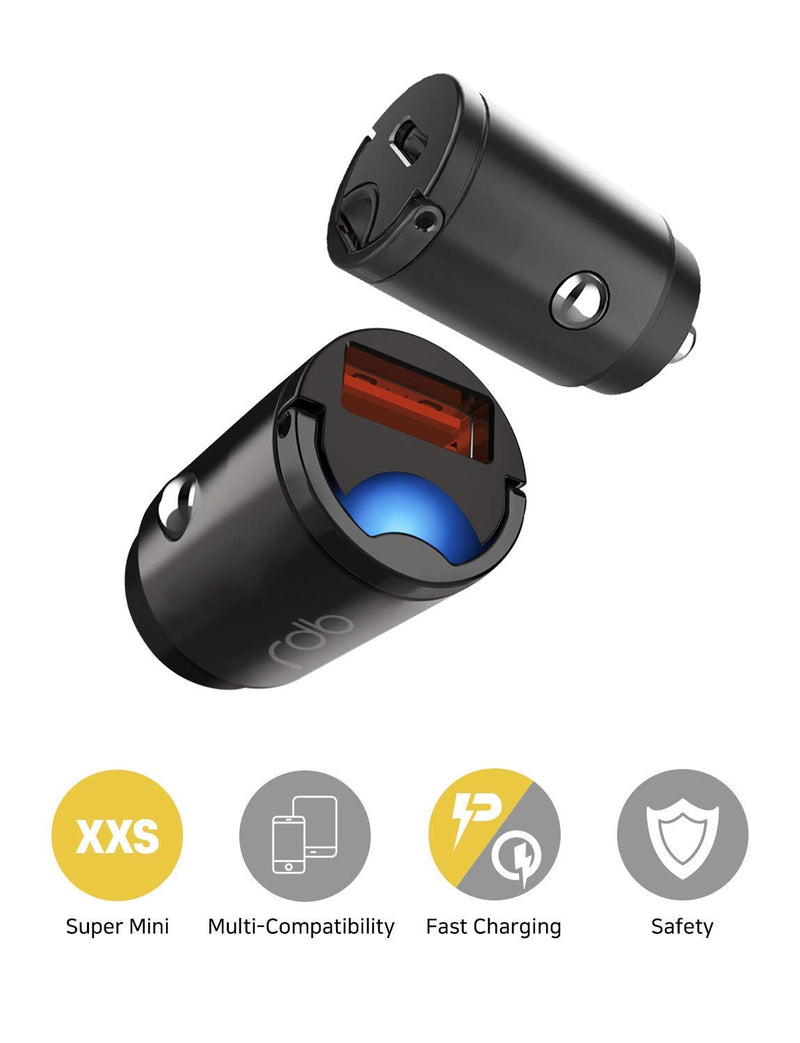 [Australia - AusPower] - REDBEAN USB C PPS Car Charger PD Max 30W Mini Flush Fit (Full Metal Zinc Alloy) Fast Charging Adapter Compatible with iPhone 13 Pro/Max/Mini/SE/XS/XR/8, Galaxy S20, AirPods Pro, and C Type Devices USB-C 