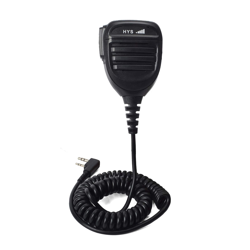 [Australia - AusPower] - HYS Shoulder Speaker Microphone HT Mic with Reinforce Cable for Baofeng UV-5R Series BF-888S Retevis H-777 RT22 RT21 TYT Kenwood TK-240 TK-250 TK-255 Wouxun KG-659 KG-669 Plus Walkie-Talkie 