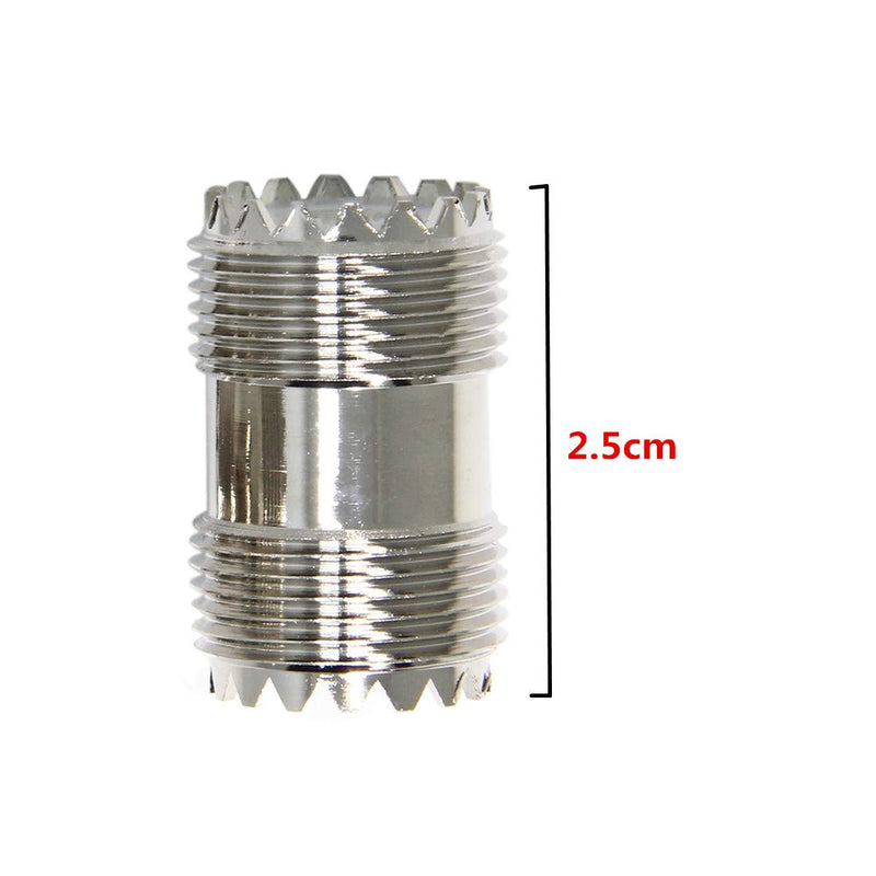 [Australia - AusPower] - UHF Barrel Connector, 10-Pack PL259 Coupler VHF Female to Female Coax Adaptor Coupler for CB Ham Radio Antenna Cable, SWR Meter 