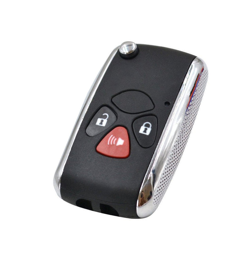 [Australia - AusPower] - KEMANI 3 Button Modified Flip Folding Remote Key Shell Case Refit For Toyota Scion tC xB Matrix Yaris Venza Fob Replacement Uncut 