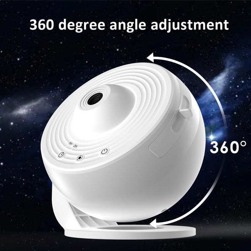 [Australia - AusPower] - Star Projector,FLEVO Planetarium Projector for Bedroom Ultra Clear Galaxy Night Light with 4K Replaceable 12 Galaxy Discs 360 Degree Rotation Real Sky Light for Kids Room Birthday Valentines Gift 
