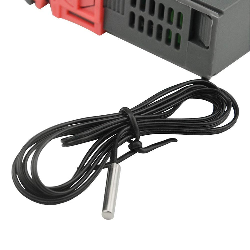 [Australia - AusPower] - XINGYHENG STC-1000 DC 110V-220V 10A Microcomputer Digital Display Temperature Controller Thermostat Control Switch 2 Relay Output Cooling Heating  and NTC 10K Thermistor Sensors Temperature Probe 