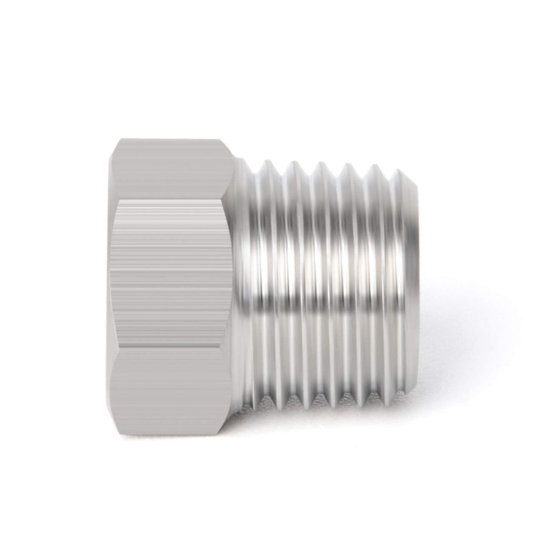 [Australia - AusPower] - TAISHER 16PCS Stainless Steel Outer Hex Thread Socket Pipe Plug Fitting 1/8" 1/4" 3/8" 1/2" NPT Male 16 