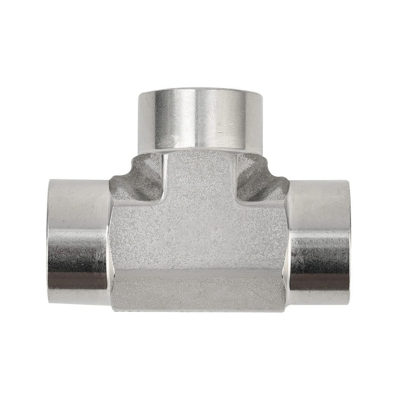 [Australia - AusPower] - Pysrych Stainless Steel 304 Forged Pipe Fitting Tee 1/2Inch NPT Female x 1/2Inch NPT Female x 1/2Inch NPT Female T-fitting 3 Ways Connector 2000psi, 1/2 Inch Fnpt x 1/2 Inch Fnpt x 1/2 Inch Fnpt SS304 1/2" Fnpt x 1/2" Fnpt x 1/2" Fnpt 