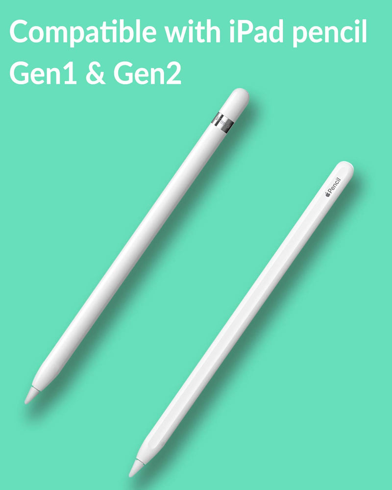 [Australia - AusPower] - SKYVIEW-Apple-Pencil-Nib-Cover Apple-Pencil-2nd-Generation-Tip-Cover Apple-Pencil-1st-Generation-Tip-Cover Replacement-Apple-Pencil-Tip-Protector Silicone-Pencil-Tip-Protector Black 