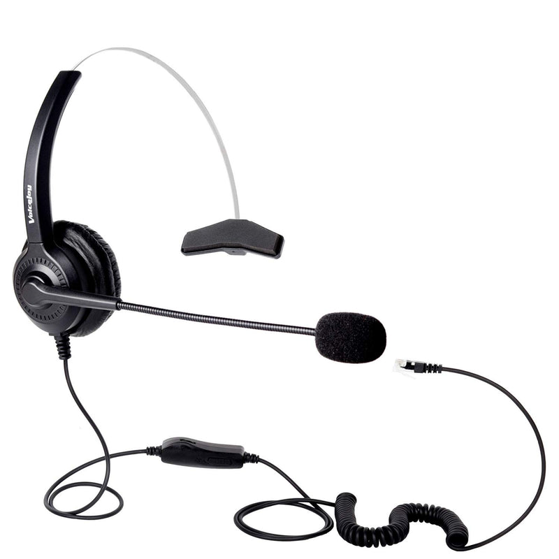 [Australia - AusPower] - Headset Headphones + Adjustable Volume + Mute Control for Cisco IP Telephone 7940 7970 8841 8851 8861 8941 8945 8961 9951 9971 and All Series With Volume/Mute-only for Cisco Phones 
