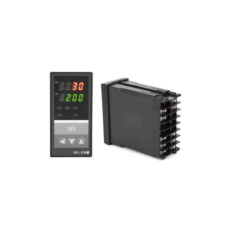 [Australia - AusPower] - AC100-240V REX-C400 Temperature Controller,0-1300℃ Intelligent Temperature Control Regulator,Industrial Automation Thermostat,Clear Readings,High Accuracy,for Furnaces,Ovens,Machinery 