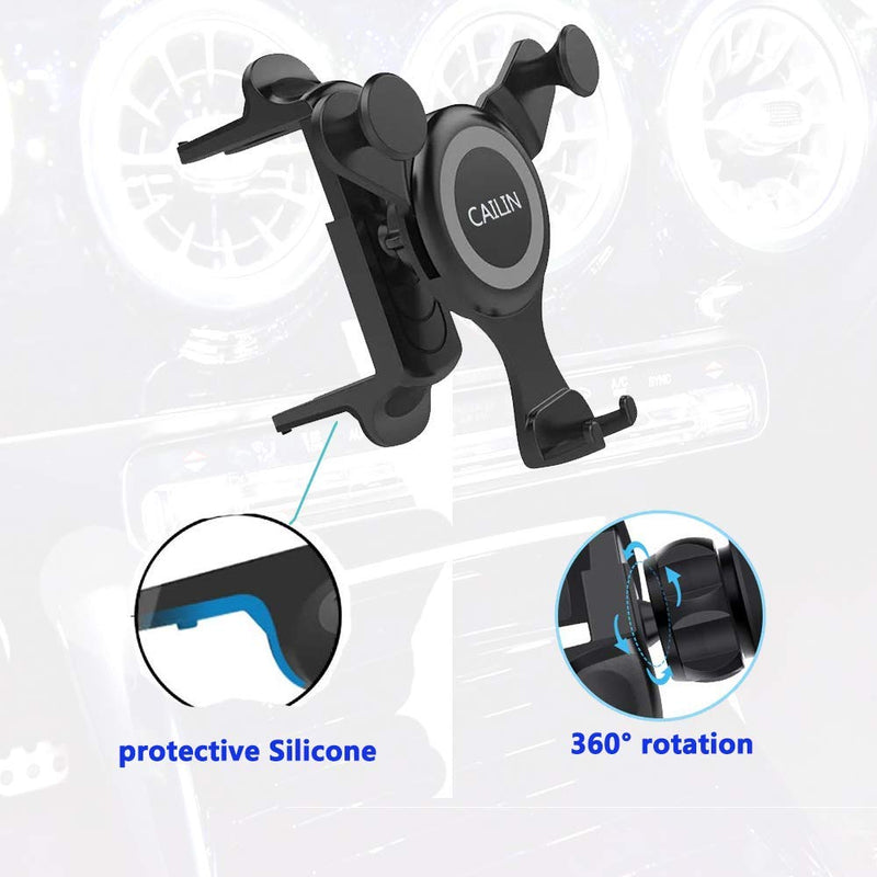 [Australia - AusPower] - Car Phone Mount Compatible Applicable Mercedebenz Mobile Phone Holder A/B/C/E/S-Class ,FordMustang,Mini-Countryman/Cooper s Automatic Locking Universal Air Vent Cell Phone Holder 