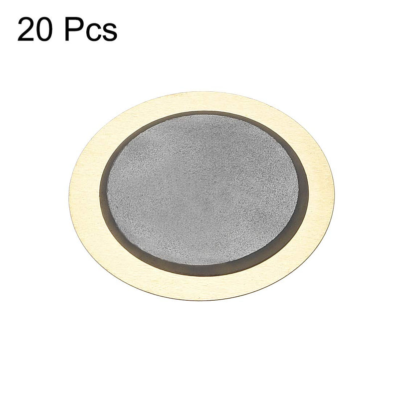 [Australia - AusPower] - uxcell 20 Pcs Piezo Discs 25mm Acoustic Pickup Transducer Element Trigger Buzzer CBG Guitar 