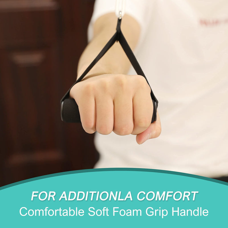 [Australia - AusPower] - Fanwer Shoulder Pulley, Over The Door Exercise Pulley for Rotator Cuff Recovery, Arm Rehabilitation Over Head Pulley System, Increase Mobility │ Flexibility Stretching │ Range of Motion… 