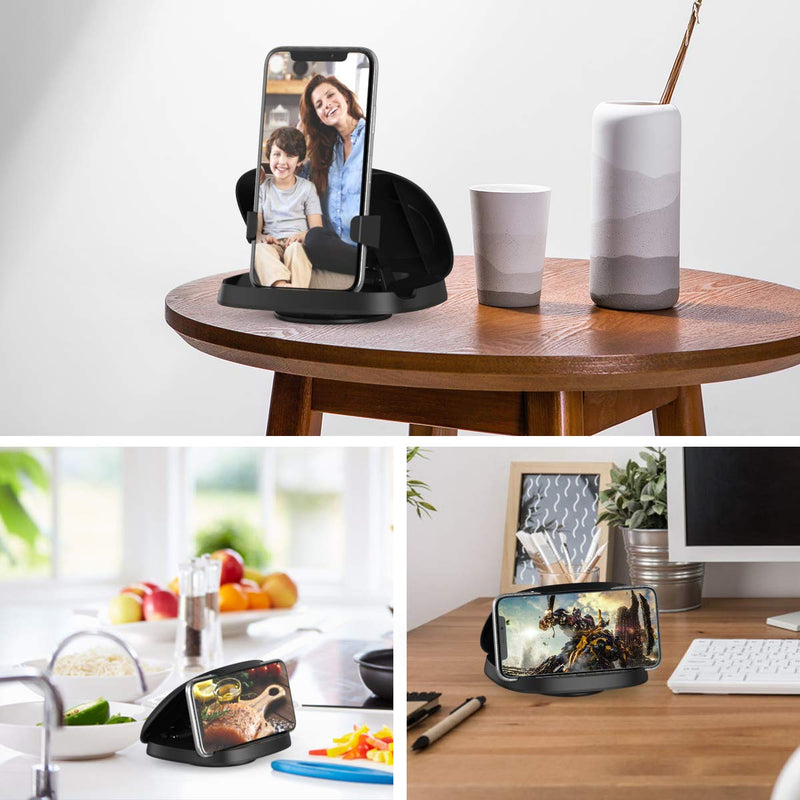 [Australia - AusPower] - Cell Phone Holder for Car, JOYEKY Vertical Horizontal Car Phone Mount with 360° Rotate Dashboard Cradle Compatible iPhone Samsung Galaxy Android Smartphones, GPS Devices Black 