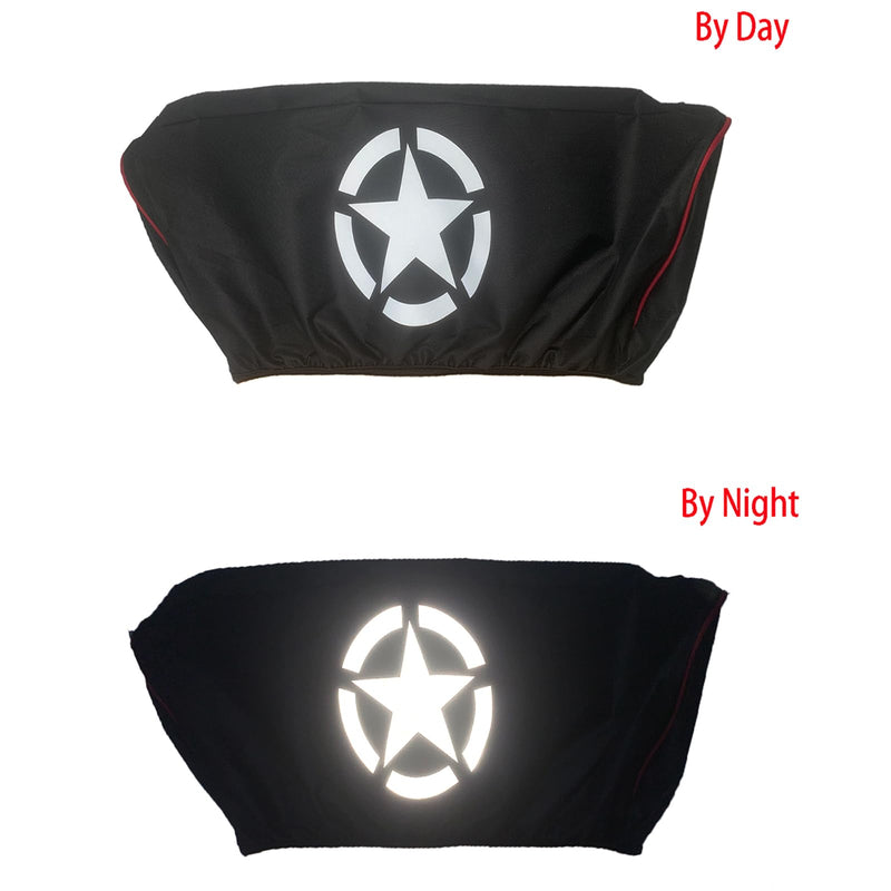 [Australia - AusPower] - CORRBPEN Winch Cover Waterproof and snowproof Heavy Duty 600D Breathable Oxford Fabric Dust-Proof Winch Protection Cover, Compatible with Most 8500-17500 Lbs Electric Winches for JK accessories etc. 