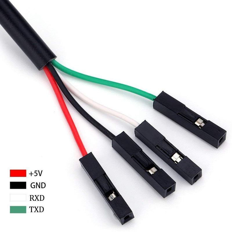 [Australia - AusPower] - EVISWIY PL2303TA USB to TTL Serial Cable Debug Console Cable for Raspberry Pi 3 Pack USB TTL Cable 