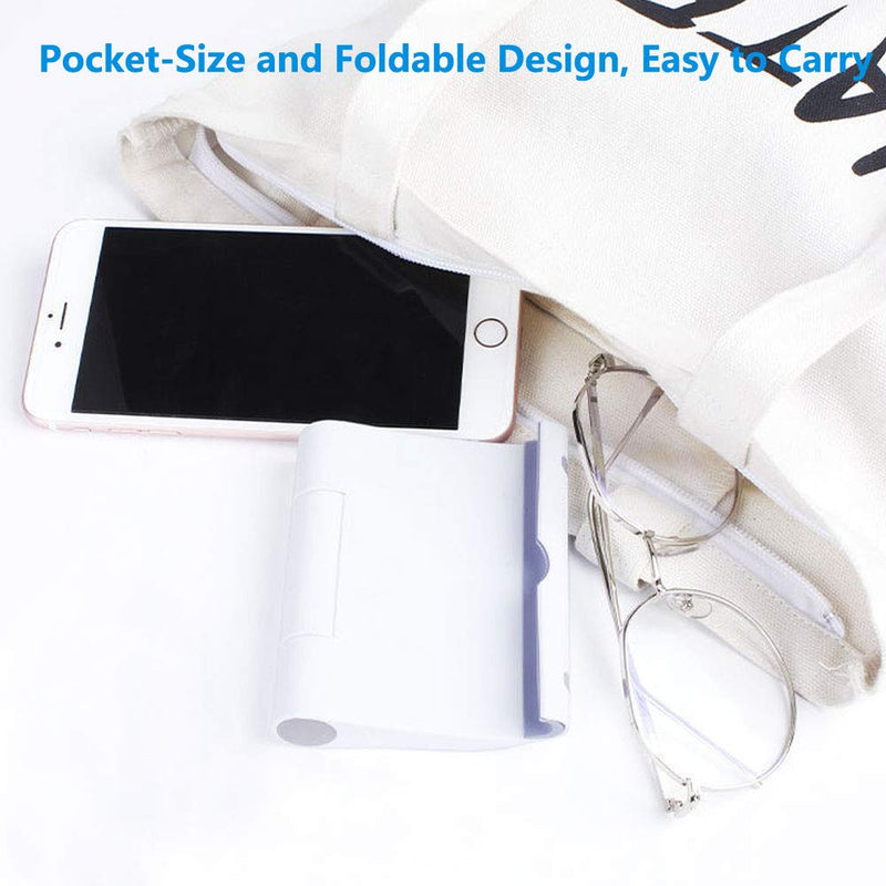 [Australia - AusPower] - VOVIGGOL 4 Pack Cell Phone Stand for Desk, Foldable Cell Phone Holder Mobile Stand Phone Dock, Adjustable Tablet Stand Holder Compatible with iPhone 12 iPhone 11 Pro Xs X 8 iPad Samsung (4 Color) 4 Different Color 