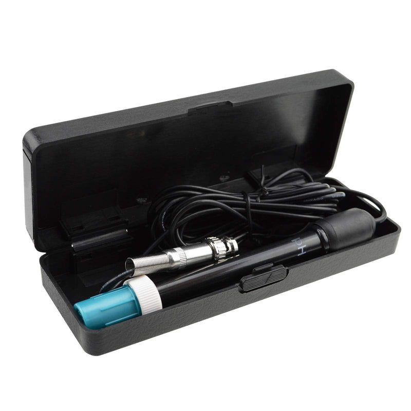 [Australia - AusPower] - Long Body pH Electrode with BNC Socket Probe 300cm Cable 0-14pH for pH Meter, pH Controller pH Device Economical Sensor 
