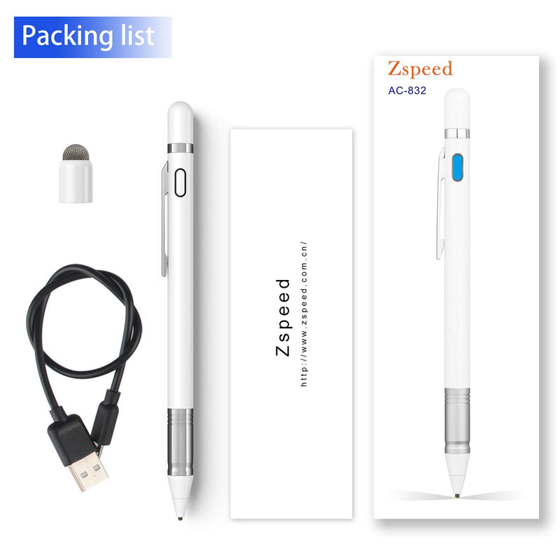 [Australia - AusPower] - Stylus Pens for Touch Screens Active Stylus Pen for iPad Pencil 2 in 1 Fine Point Digital Pen Compatible with iPhone/Android Phone/iPad/ipad Air/iPad Pro/Samsung Tablets/etc 