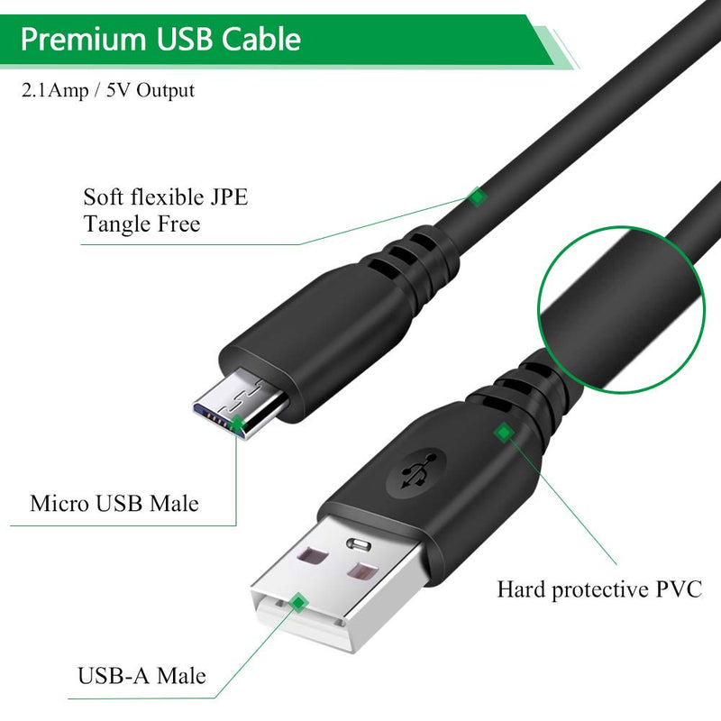 [Australia - AusPower] - Dual Port Car Charger Adapter Phone Charger Android Car Plug Micro USB Cord Cable Compatible Samsung Galaxy S6 S7 Edge A6 A10s Note 5 J3 J7 Prime LG K30 K20 K10 V10 G3 G4 Moto E5 E4 G4 G5 