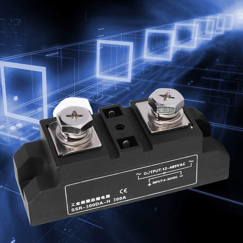 [Australia - AusPower] - Solid State Relay, SSR-300DA-H Relay High Power Industrial Grade Solid State Relay Parts Electrical Supplies 