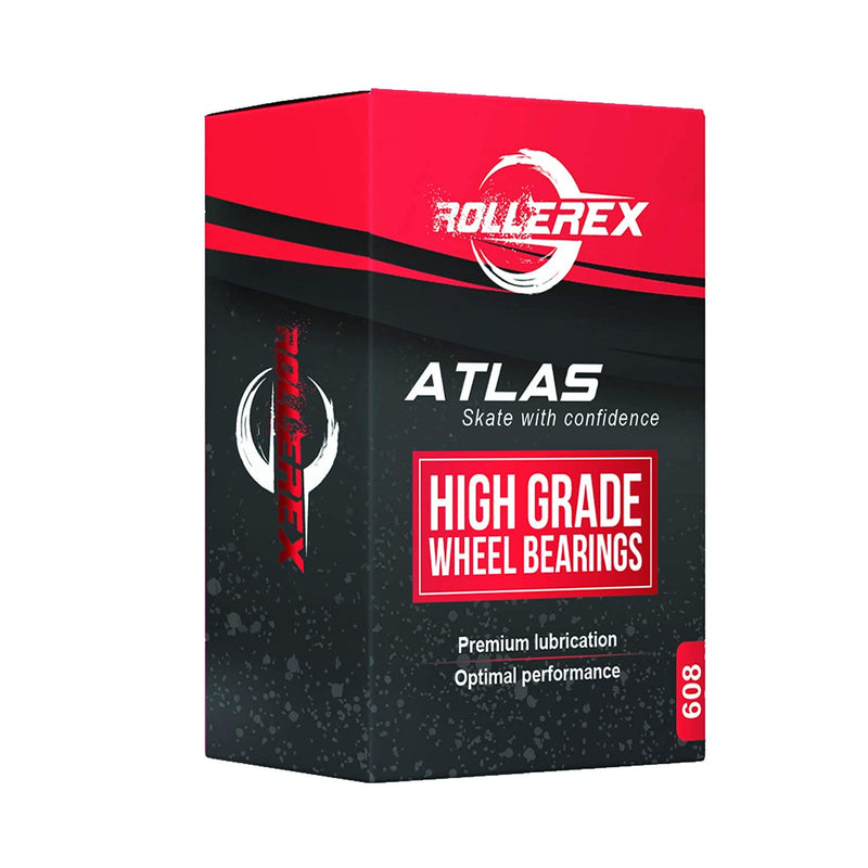 [Australia - AusPower] - Rollerex 20-Pack, 608ZZ ABEC-5 Wheel Bearings (for Any Products Using Roller Skate Wheels) (Chrome Steel) - for Inline, Rollerskate, Skateboard, RipStik & More 