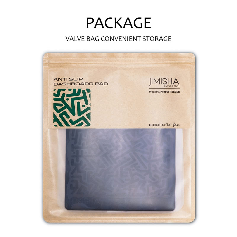 [Australia - AusPower] - JIMISHA Anti Slip Pad Sticky Gripping Pad Sticky Gel Pad Multifunctional Fixate Gel Pads Non-Slip Mounting Pad Cell Pad, 6.3 x 5.1 inch (2 Pack) 2 Pack 