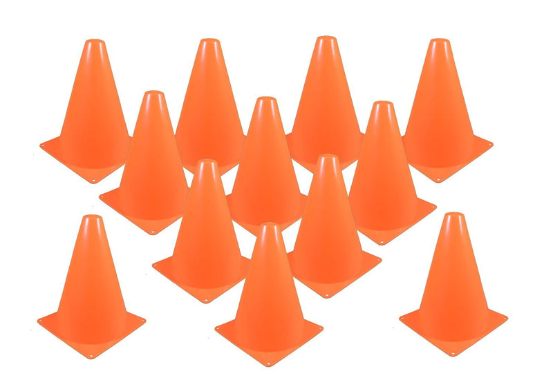 [Australia - AusPower] - Fun Express Set of 12 Sport Training Traffic Cones Soccer Cone Orange 