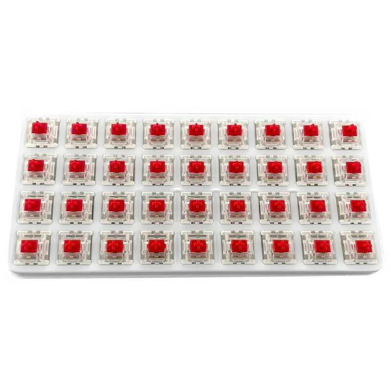 [Australia - AusPower] - Gateron G Red Pro Switches Pre-lubed 3pin RGB SMD Linear for Gaming Mechanical Keyboard(36 Pcs,Red) 36 PCS 