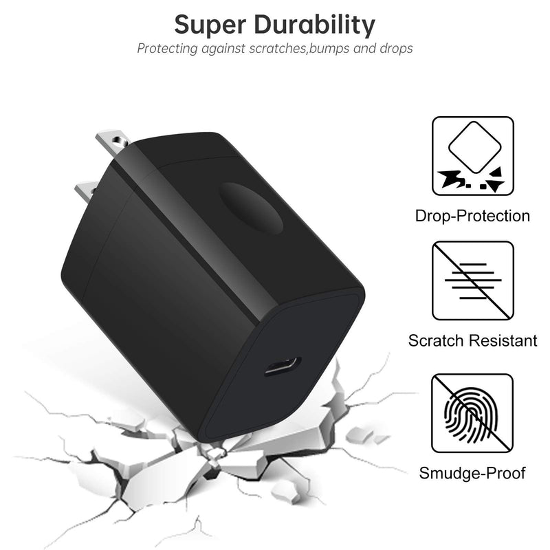 [Australia - AusPower] - USB C Charger 20W Fast Charger Block Type C Power Delivery Wall Charger Adapter PD 3.0 Power Brick Cube Compatible iPhone 13 12 Pro Max 11 Pro Max XR 8 Plus Samsung Galaxy S22 S21 S20 Note20 Ultra 5G 