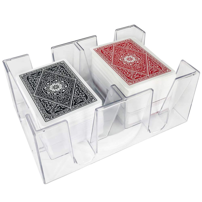 [Australia - AusPower] - Yuanhe 6 Deck Revolving Rotating Canasta Playing Card Tray 