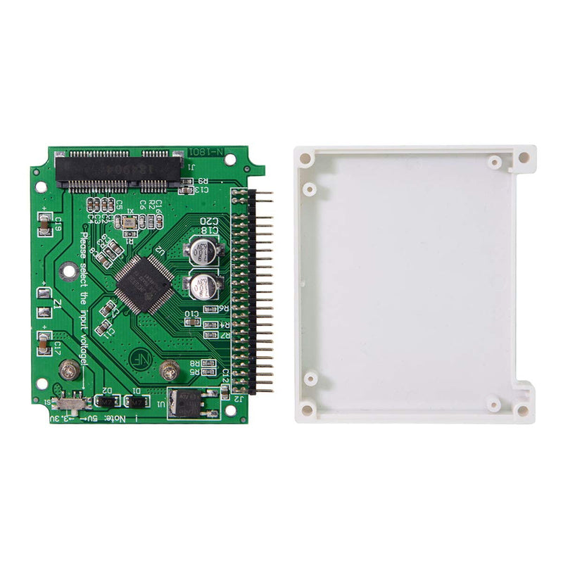 [Australia - AusPower] - Xiwai Low Profile Half-Heigh mSATA SSD to 2.5 inch IDE 44pin Hard Disk Case Enclosure for Notebook Laptop 