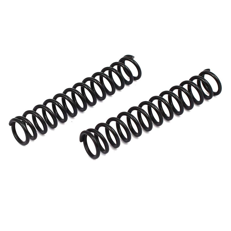 [Australia - AusPower] - Impactspring Black Oxide Finish Compression Spring Set,132Pcs Full Range of Anti Rust Springs,Must Have Spare Spring Assortment for Shop,Home Repair and Other Fields(Black) 